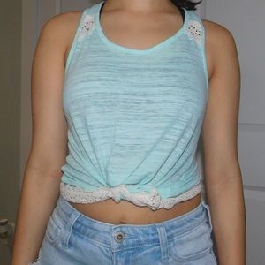 XS Delia’s aqua blue tank top